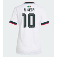 Stroje piłkarskie Meksyk Alexis Vega #10 Koszulka Wyjazdowej dla damskie MŚ 2026 Krótki Rękaw